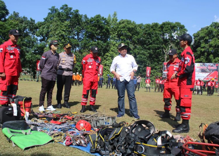 Bekali SDM Babinsa, Sekolah Vertical Rescue Tingkat Dasar Digelar Di Sumedang