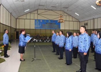 Dewan Pengurus Korpri Sub Unit Kodam III/Siliwangi, Hari Ini Resmi Dikukuhkan Dan Dilantik