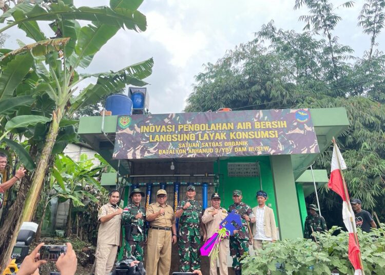 Yonarhanud 3/YBY Berdayakan Inovasi Pengolahan Air Siap Minum Di Medan Operasi