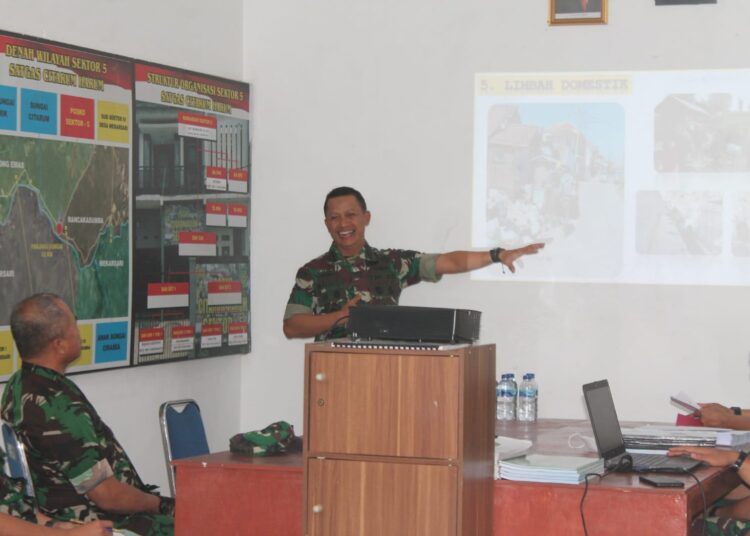 Pelihara Ekosistem, Salah Satu Materi Wasrik Itdam III/Slw