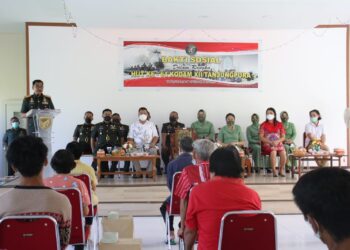 Peringati HUT ke-64, Kodam XII/Tpr Gelar Bakti Sosial Serentak di Panti Asuhan dan Panti Jompo