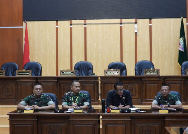 Perwira Siswa Dikreg – LXII Seskoad Gelar Diskusi di Gedung DPRD Kabupaten Ciamis