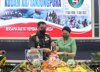 Syukuran HUT ke-64, Pangdam XII/Tpr : Mari Kita Bekerja Lebih Baik Lagi