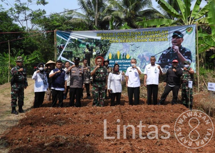 Letkol Inf Wahyu Alfiyan Arisandi Dandim 0613/Ciamis : Dukung “Gerakan Bersatu Untuk Ketahanan Pangan”