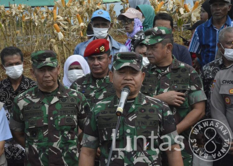 Kasad di Wilayah Kodam III/Slw : TNI AD Siap Hadapi Ancaman Krisis Ketahanan Pangan
