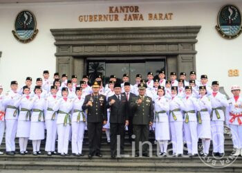 Pengukuhan Paskibraka Provinsi Jawa Barat Tahun 2022