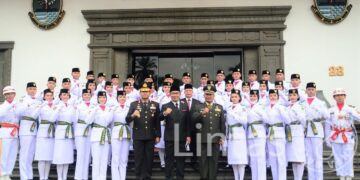 Pengukuhan Paskibraka Provinsi Jawa Barat Tahun 2022