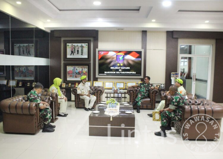 Pangdam XII/Tpr Terima Kunjungan Pengurus PD Pemuda Panca Marga Kalbar