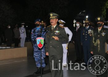 Berlangsung Khidmat, Pangdam XII/Tpr Pimpin Apel Kehormatan dan Renungan Suci