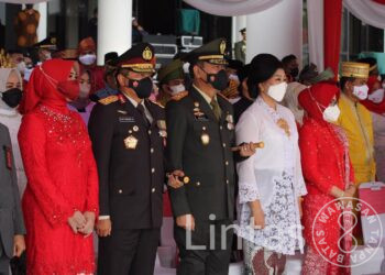 Pangdam XII/Tpr Hadiri Upacara Peringatan HUT ke-77 Kemerdekaan RI