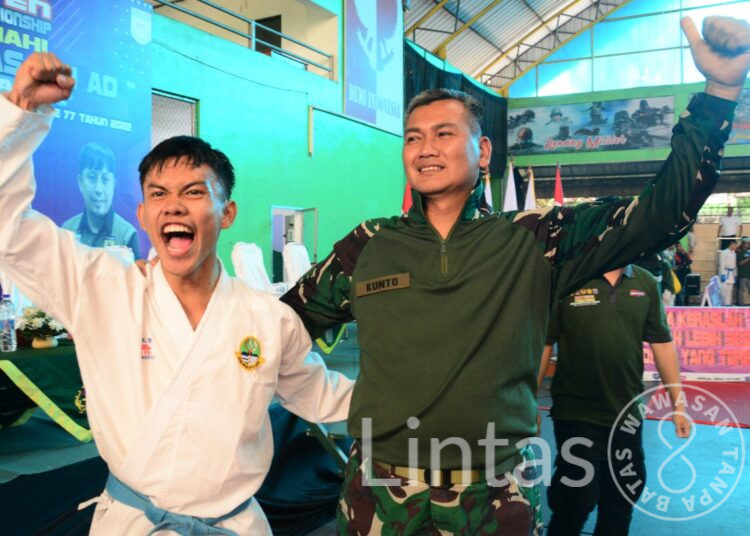 Pangdam III/Slw Apresiasi Tim Karate Kodam III/Slw, Sabet Juara Umum Piala Kadisjas TNI-AD Tahun 2022