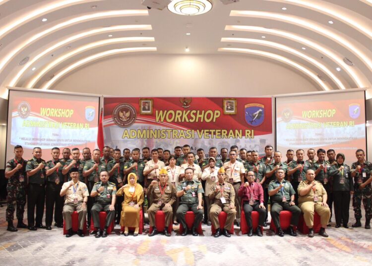 Tingkatkan Pelayanan Administrasi Veteran, Babinminvetcaddam XII/Tpr dan Ditjen Pothan Kemenhan RI Gelar Workshop