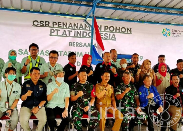 Satgas Sektor-19 Citarum dan PT AT Indonesia Serta Karang Taruna, Sanding Bahu Lestarikan Ekosistem