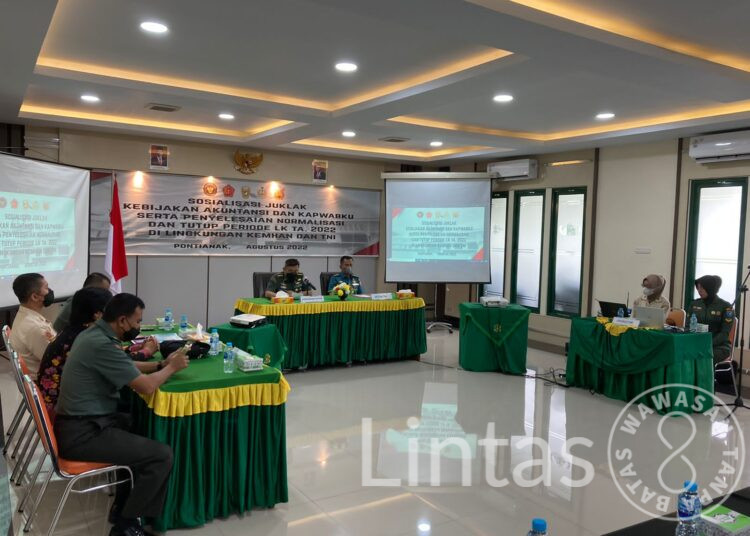 Wujudkan Laporan Keuangan yang Akuntabel, Kudam XII/Tpr Bersama Puslapbinkuhan Sosialisasi Juklak Kebijakan Akuntansi dan Kapwabku