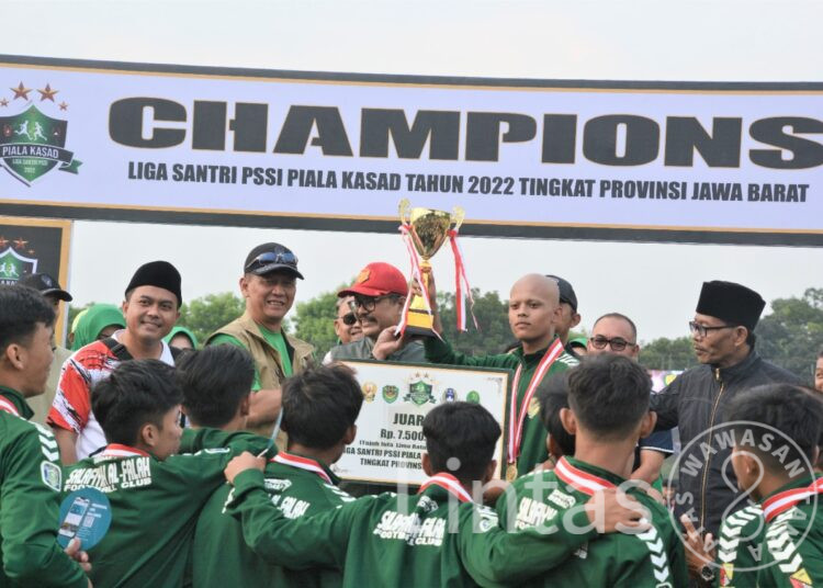 Liga Santri Piala Kasad di Tutup Kasdam III/Slw, Ponpes Salafiyah Al Falah Juara