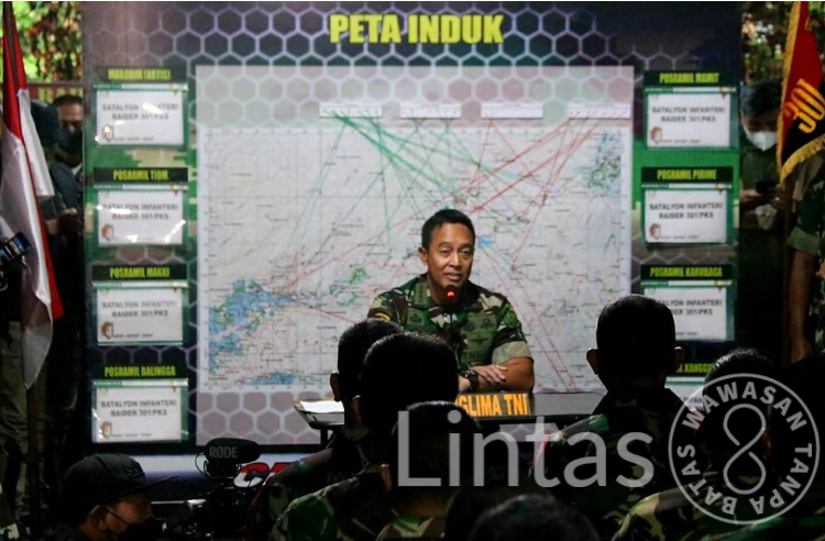 Panglima TNI : Satgas Batalyon Yonif Raider 301/Prabu Kian Santang  Harus Dicintai Rakyat