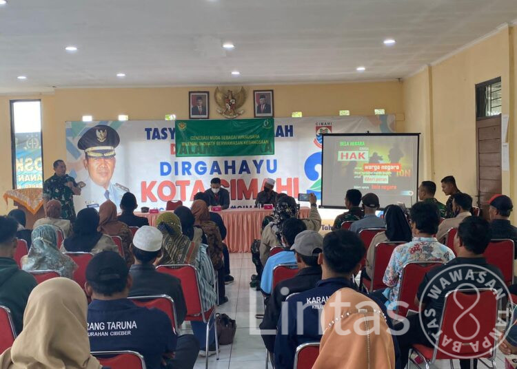 Brigif 15/Kujang II Gelar Komsos Wasbang Dan Konsep Urban Farming Bagi Warga Cibeber Cimahi