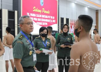 Kasdam XII/Tpr Pimpin Sidang Parade Caba PK TNI AD Reguler Pria dan Keagamaan Panda Pontianak