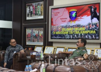 Pangdam XII/Tpr Terima Kunjungan Kaper BI Kalbar