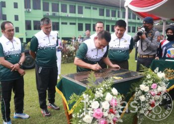 Kasad Jenderal TNI Dr. Dudung Abdurachman Resmikan Pussenarhanud Sport Center Cimahi