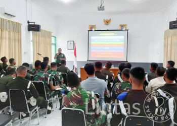 Tingkatkan Disiplin Prajurit, Kumdam XII/Tpr Lakukan Penyuluhan Hukum