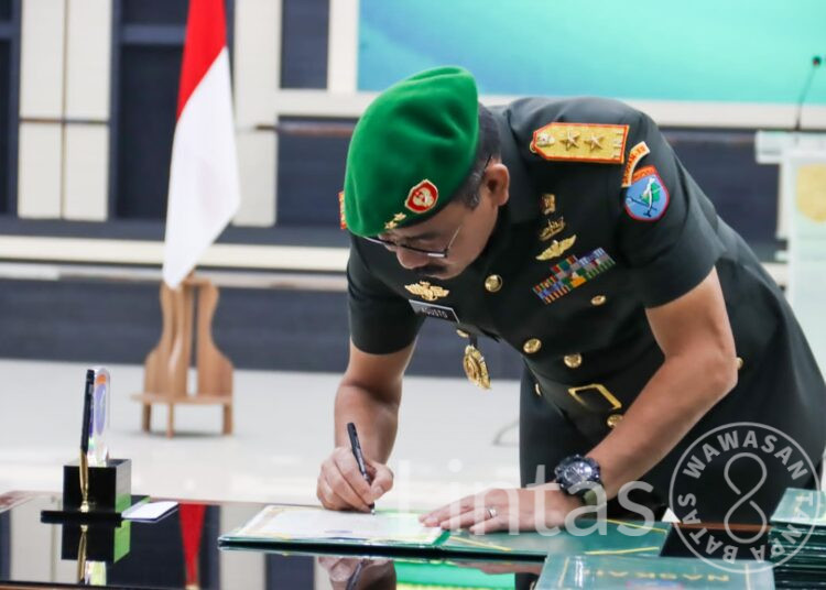 Pangdam XII/Tpr Pimpin Sertijab dan Tradisi Pejabat Golongan IV