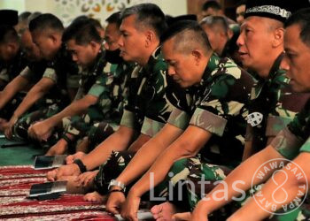 Kodam III/Slw Gelar Do’a Bersama Jelang Pertandingan Liga Santri PSSI Piala Kasad tahun 2022