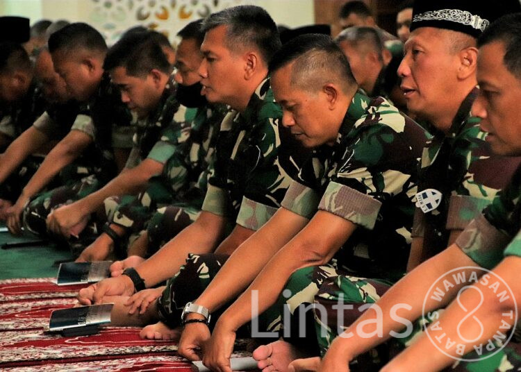 Kodam III/Slw Gelar Do’a Bersama Jelang Pertandingan Liga Santri PSSI Piala Kasad tahun 2022