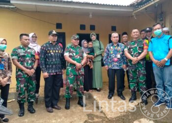Percepat Penurunan Stunting, Dandim 0622 Bantu Orang Tua Anak Stunting