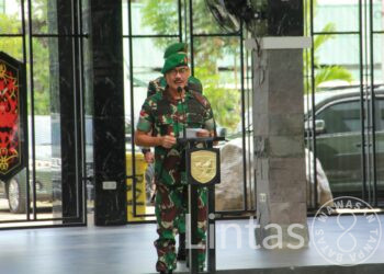 Pangdam XII/Tpr Terima Laporan Korps Kenaikan Pangkat Perwira Periode I Oktober 2022