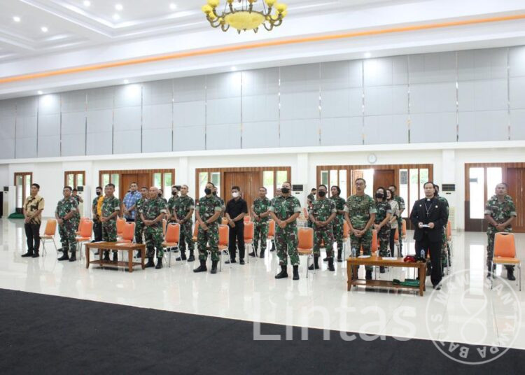 Peringati HUT ke-77 TNI, Kodam XII/Tpr Gelar Do’a Bersama
