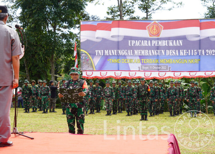TMMD ke 115, Upaya Mengentaskan Kemiskinan Dengan Mempercepat Pembangunan Infrastruktur di Desa