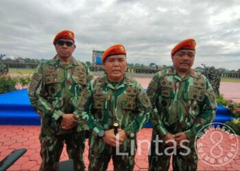 Upacara Peringatan HUT ke-75 Kopasgat TNI AU.