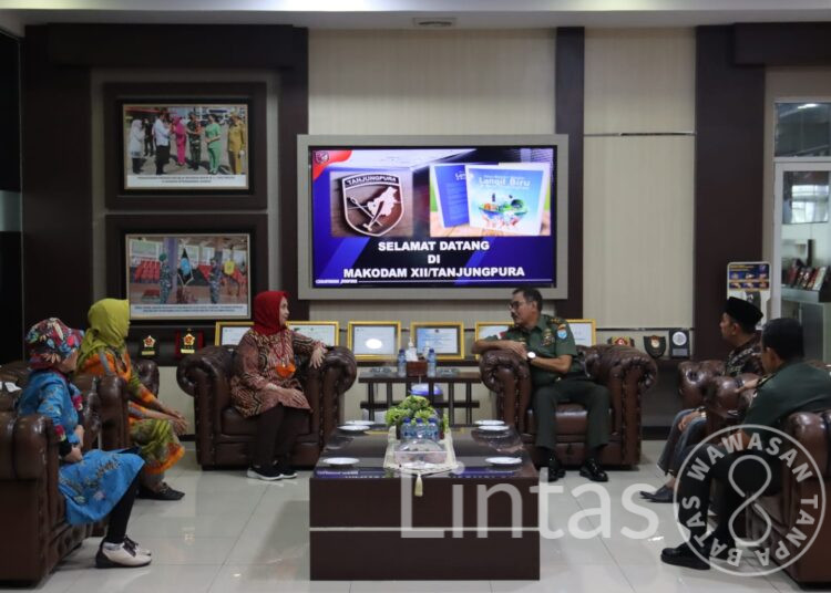 Pangdam XII/Tpr Terima Kunjungan Silaturahmi DPW IPI Kalbar