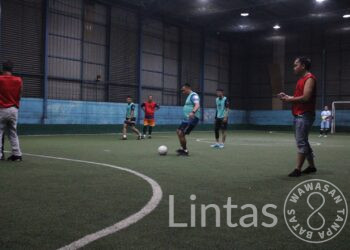 Jalin Kebersamaan, Pendam XII/Tpr Olahraga Bersama Dengan Awak Media