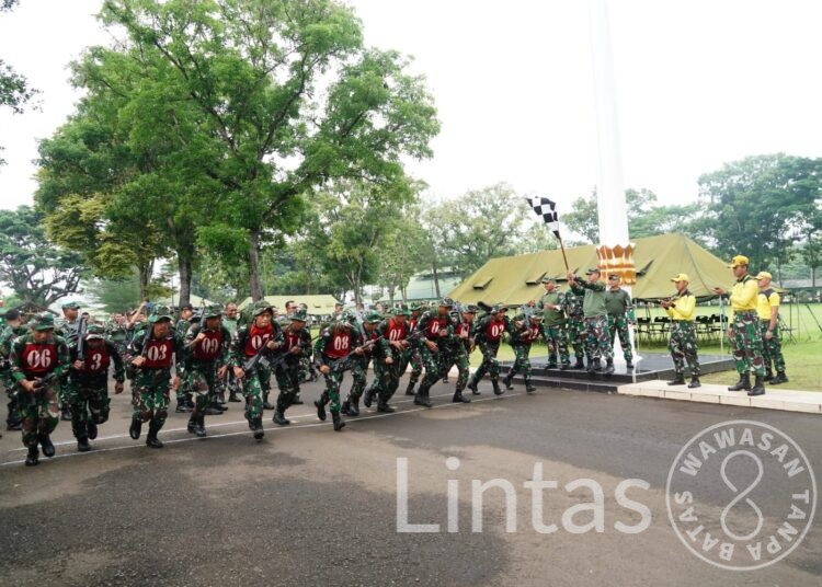 Tingkatkan & Pelihara Kemampuan Danton, Kodam III/Siliwangi Gelar Uji Siap Jasmani Militer