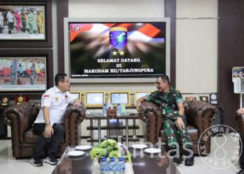 Pangdam XII/Tpr Terima Kunjungan Silaturahmi Pengurus PTK-Indonesia