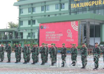 Prajurit dan PNS Kodam XII/Tpr Peringati Hari Sumpah Pemuda ke-94 Tahun 2022