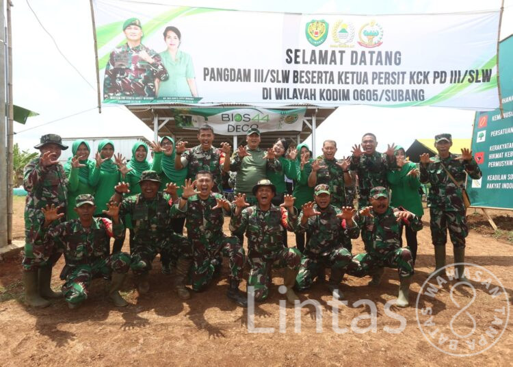 100 ha Tanaman Jagung Dengan Memanfaatkan Bios 44 DC, Dikunjungi Pangdam III/Slw