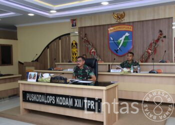 Pangdam XII/Tpr Ikuti Vicon Bersama Kasad
