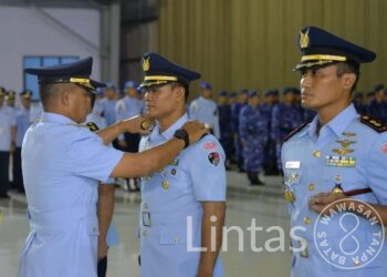 Dua Komandan Skadron Udara di Lanud Sultan Hasanuddin Berganti