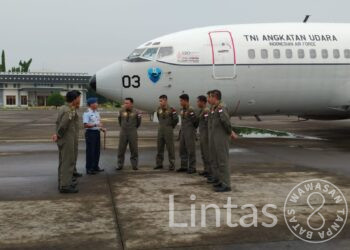 Skadron Udara 5 Wing Udara 5 Lanud Sultan Hasanuddin Laksanakan Pengamanan dan Pengamatan KTT G-20
