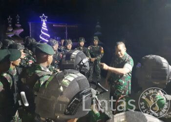 Danrem 173/PVB Laksanakan Kunjungan Kerja Ke SATGAS Satuan Organik Yonif Raider 301/PKS Di Wilayah Kabupaten Puncak Jaya