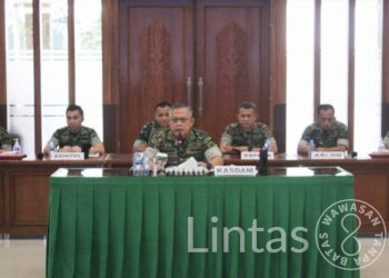 Kasdam XII/Tpr Pimpin Rapat Panproggar Triwulan IV TA 2022