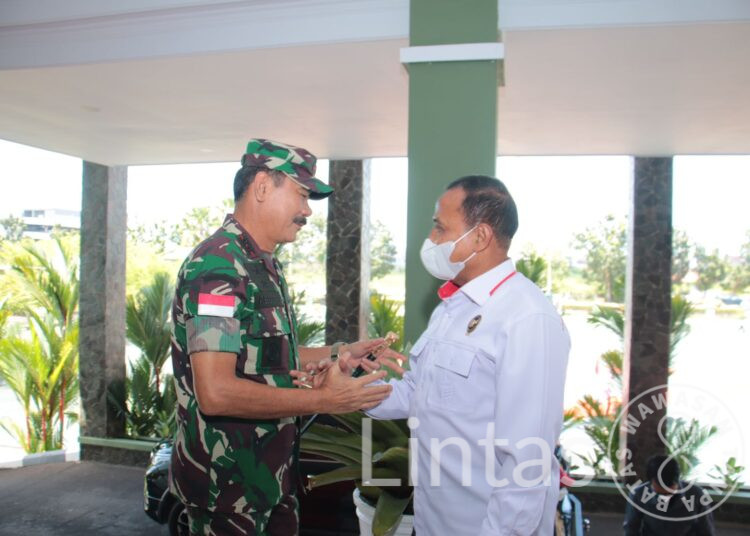 Pangdam Terima Kunjungan Kerja Tim Kemenko Polhukam RI