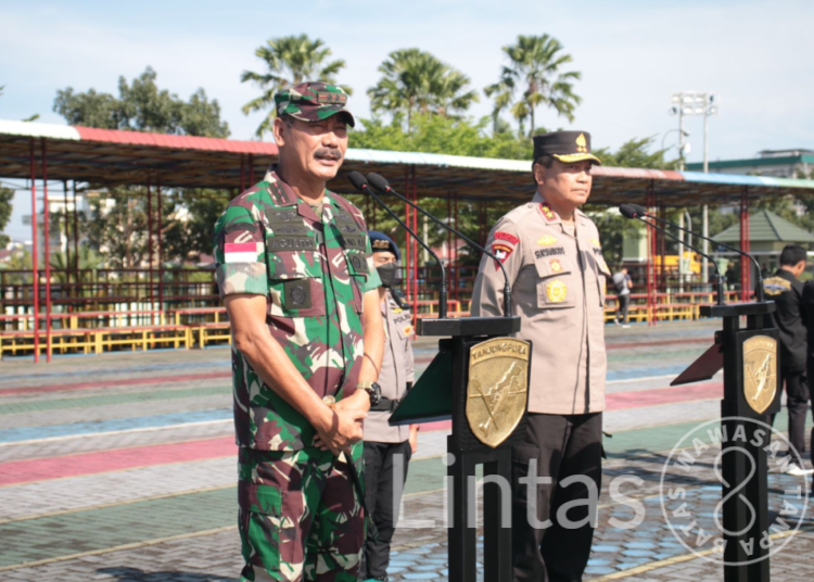 Pangdam XII/Tpr Pimpin Apel Gelar Pasukan Pengamanan VVIP Kunjungan Kerja Presiden RI