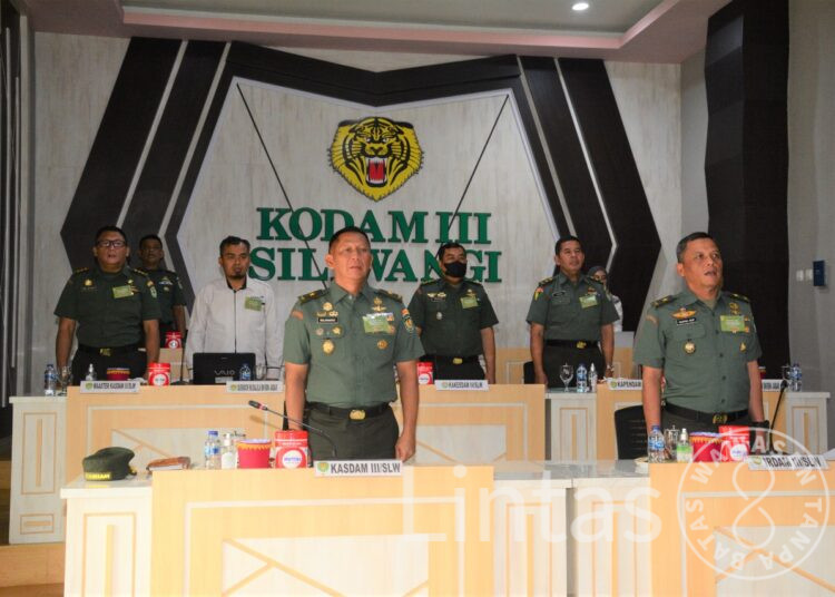 Kasdam III/Slw Brigjen TNI Widjanarko, Ikuti Acara Pembukaan Pelatihan Teknis Percepatan Penurunan Stunting Bagi Tim Fasilitator Kodim