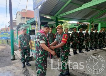 Kunjungan Ke Komando Taktis (Kotis) Satgas Organik Yon Arhanud 3/YBY, Brigjen TNI Kuat Budiman Resmikan Filter Nusantara Untuk Masyarakat Halmahera Utara