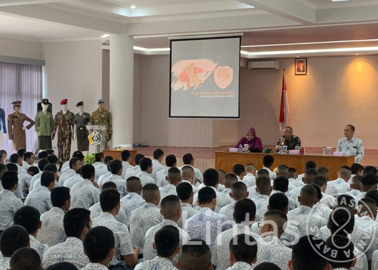 Ratusan Siswa SMA Krida Nusantara Antusias Ikuti Sosialisasi Penerimaan Prajurit TNI AD
