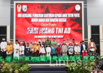 Peringati Hari Juang TNI AD ke-77, Kodam XII/Tpr Gelar Bakti Sosial dan Doa Bersama